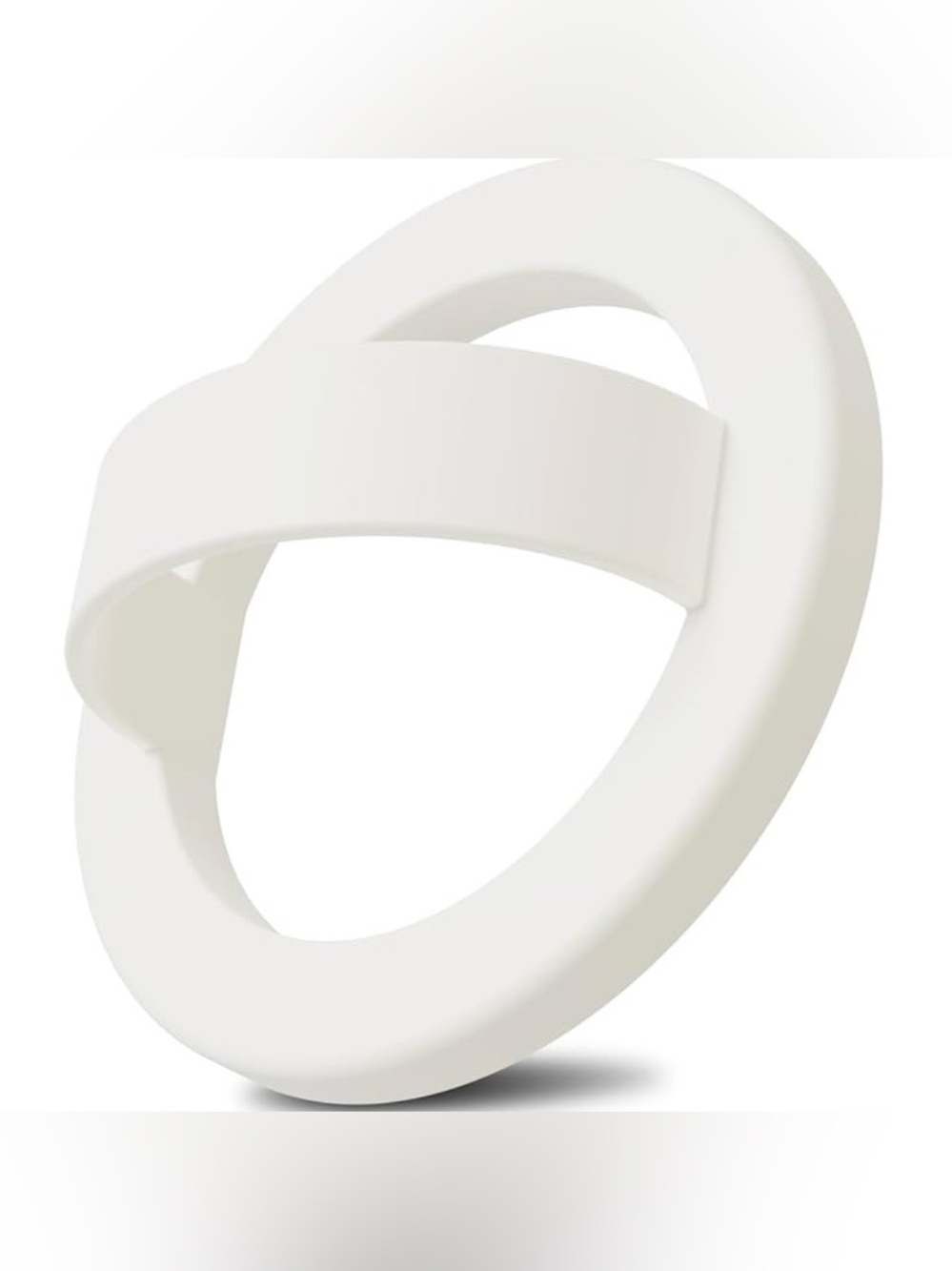 💞 New White Silicone Magnetic Ring Cell Phone Grip